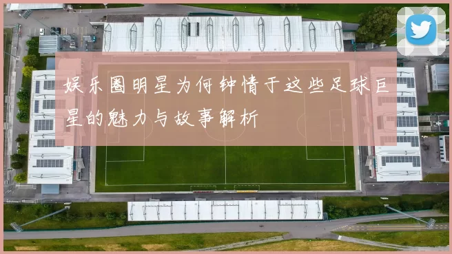 娱乐圈明星为何钟情于这些足球巨星的魅力与故事解析