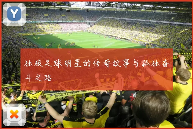 独狼足球明星的传奇故事与孤独奋斗之路